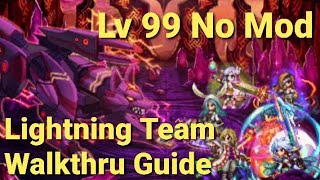 FFBE | Clash of Wills vs Beowolf - Lv 99 No Mods Budget Friendly Lightning Team