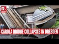 Part Of Carola Bridge Collapses In German City Of Dresden | Video