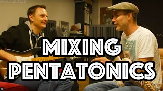 Lee learning to Mix Major & Minor Pentatonics (Captains Privates Lesson 8)