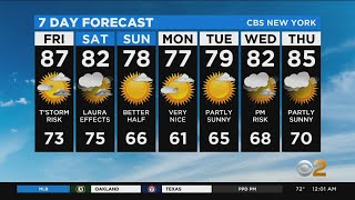 New York Weather: CBS2 8/27 Nightly Forecast at 11PM