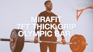 Mirafit Thick Grip Olympic Bar