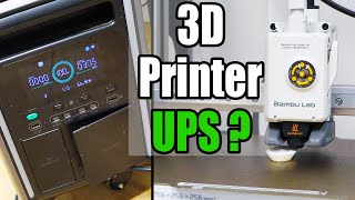 Running 3D Printers by UPS from a Power Station - This will Save your 3D Print Business!