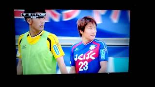 20160424甲府VS FC東京 試合後挨拶の明暗