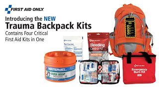 Trauma Backpacks for Hazardous Worksites