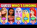 Guess The Disney Character by Voice🎤🎙️🎶 | Disney Song Quiz | Elsa, Moana, Encanto, Ariel