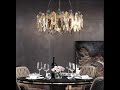 Contemporary Crystal Chandelier For Living Dining Room