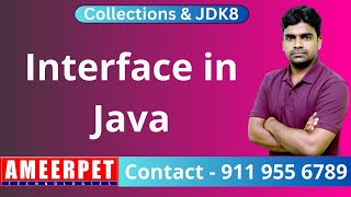 Interface In Java | JDK8 Features | By Srinivas | Ameerpet Technologies
