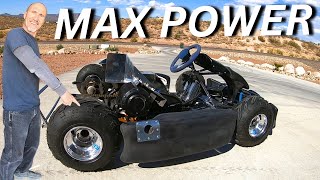 FULL SEND Insane Electric Go-Kart Melts Asphalt at Max Power!