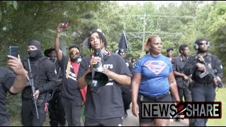 Armed, Black self defense groups rally through Brookhaven, Mississippi for D’Monterrio Gibson