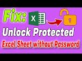 How to unlock protected excel sheets without password