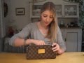 Louis Vuitton Eva Clutch damier ebene review