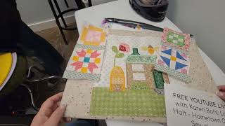 A1 Vacuum \u0026 Sewing: Lori Holt Hometown Quilt Beehive Block w/ Karen Bohl Sew Along 1