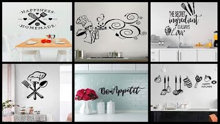 19+ Kitchen Wall Sticker Art/Quotes Home Decoration Ideas.