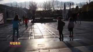 에버랜드 분수에서 노는 아이들 Everland Children Playing in the Fountain 라임튜브