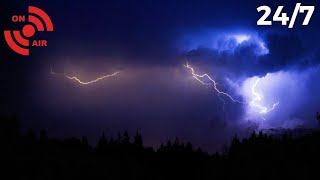Thunderstorm Sounds for Sleep, Relaxing, Insomnia | Rolling Thunder, Lightning Strikes & Heavy Rain