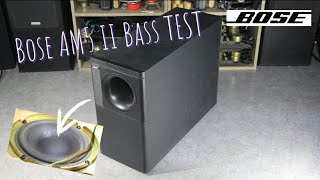 1990 Bose AM5 II Subwoofer Bass Test | Vintage woofer tested at MAX volume !