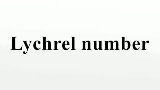 Lychrel number