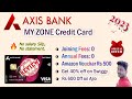 Axis Bank My Zone Credit card Full Review in Tamil @Tech and Technics