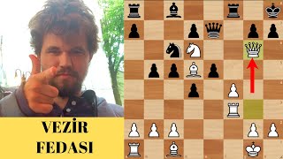 CARLSEN'DEN MUHTEŞEM VEZİR FEDASI!