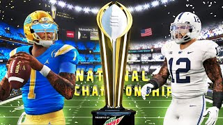 The NATIONAL CHAMPIONSHIP! College football Playoffs Penn State vs UCLA NCAA14 CFB Revamped Dynasty