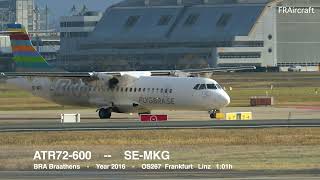 BRA ATR72-600 Take Off RWY18 at Frankfurt Airport Close Up