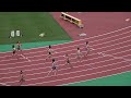 女b100m 決勝　福岡県学年別中部ブロック予選