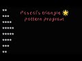 Pascal's right triangle star pattern program (Java)