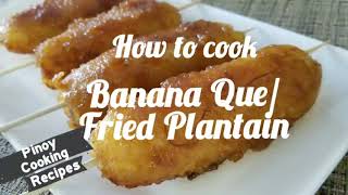 ONE OF THE BEST FILIPINO STREET FOOD is BANANA CUE!