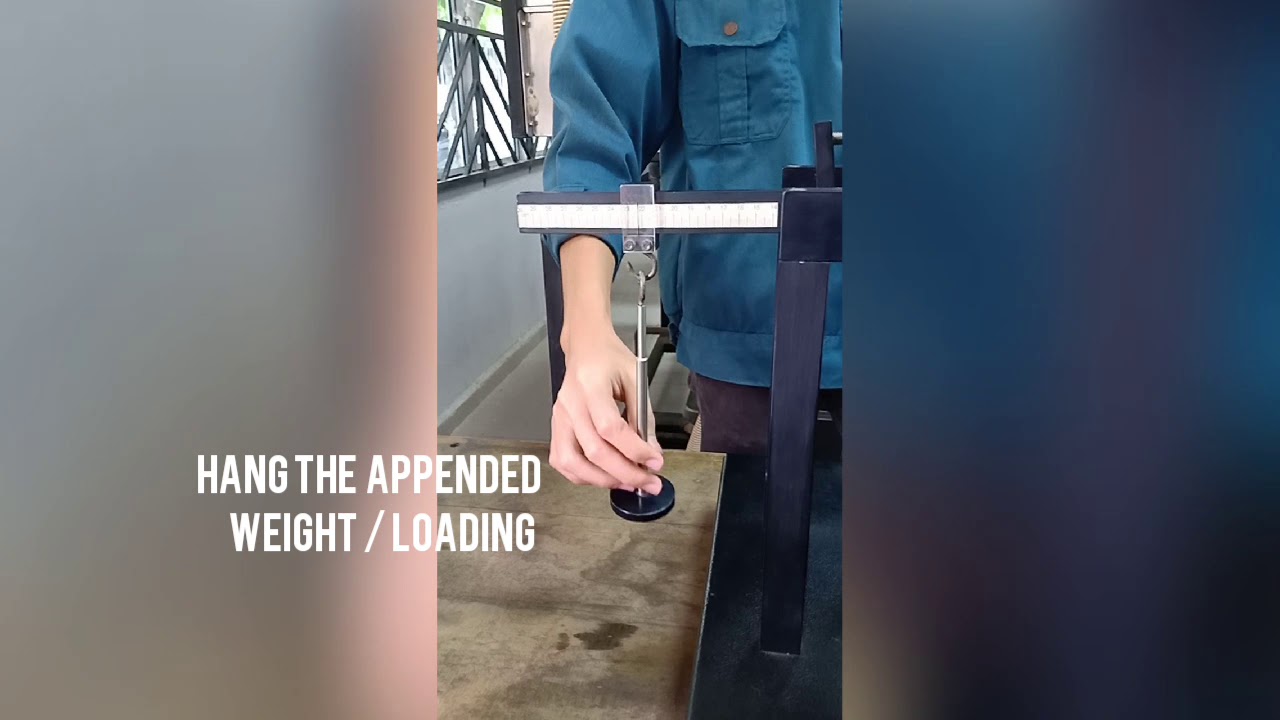 Experiment 4 Hydrostatic Force Youtube