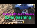 Proline Pro MT 4x4 and Traxxas Xmaxx sand bashing with Kevin Talbot