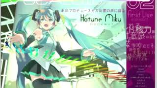 【ニコニコ動画コメント付き】Hatsune Miku sang original song 「Melt」