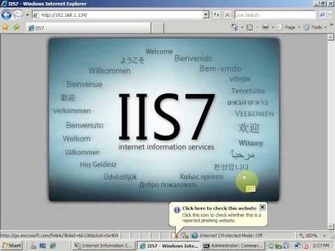 How To Install And Create A Web Site In IIS 7?. Attend Live Projects ...