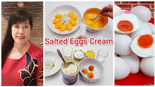 RESEP CARA MEMBUAT SALTED EGGS CUSTARD CREAM / KRIM TELUR ASIN ISI PAO dll (140)