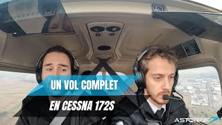 ASTONFLY | Un vol complet en Cessna C172S | Go Pro