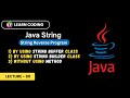 Java program to reverse a string | StringBuffer and StringBuilder Class in Java