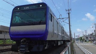 【最高速通過】 E235系 1000番台 F-01編成 試運転 120km/h通過