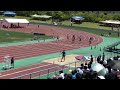 近江高校男子陸上競技部　春季総体　西田１００ｍ（準決勝）　2018.6.2