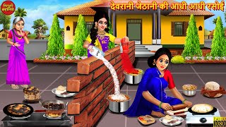 देवरानी जेठानी की आधी आधी रसोई  | Devrani Jethani Ki Rasoi | Saas Bahu | Stories In Hindi | Kahani