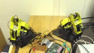 Robotic Controlled Arm Using Java 1st experiment
