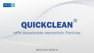 The Using Process of Quickclean MPH Absorbable Hemostatic Particles