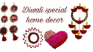 beautiful wall hanging diwali special home decor #diwalidecoration #paperflowerwallhangingcraftideas