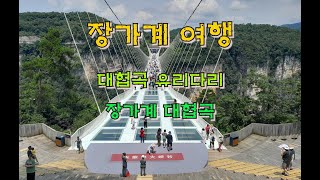 중국 장가계 여행! 장가계 대협곡 유리다리와 대협곡 트레킹! 세계 최장 최고 높이의 대협곡 유리다리와 대협곡 일주!