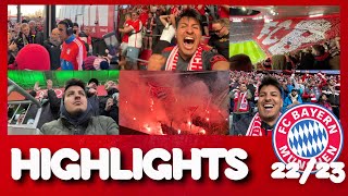 HIGHLIGHTS als FC BAYERN FAN in der SAISON 22/23 | Tore, Stimmung, Fans, Pyro | CedrikTV