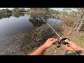 bass fishing with the ozark trail telescoping travel rod