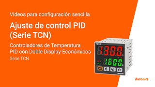 Autonics : Ajuste de control PID (Serie TCN)