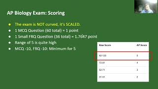 AP Biology exam overview (cracking the frq)