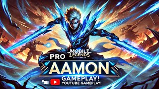 “Destroying Alpha, Johnson, and Odette with Aamon – Mobile Legends Pro Play!”