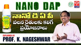 NANO DAP వల్ల రైతులకు కలిగే ప్రయోజనాలు || Explained by Prof. K. Nageshwar || T-SAT