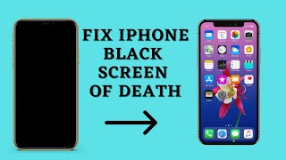 iPhone black screen of death? Here's the fix! (Supported all iPhone)