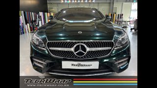 [Mercedes Benz E220d] Gloss Green Black Silk (HM07-HD)